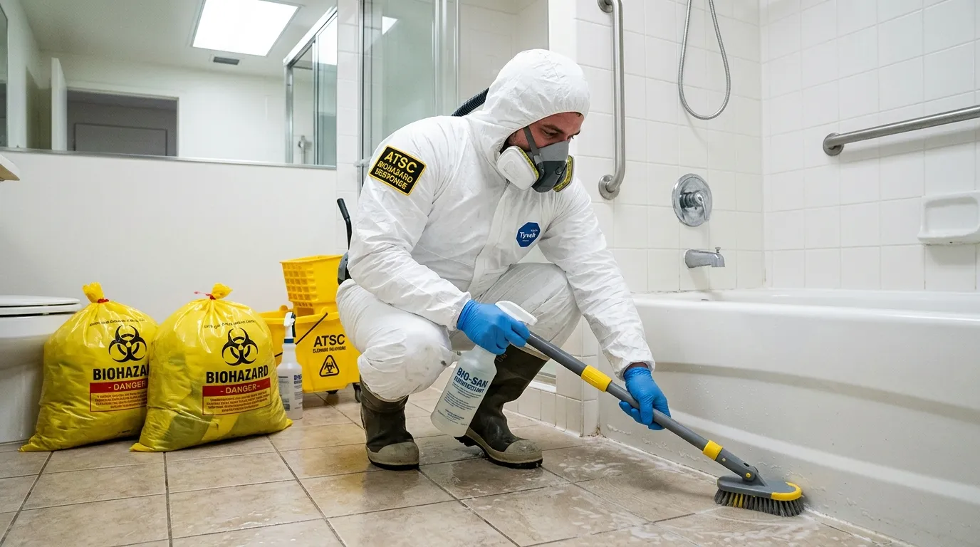 Decontamination equipment deployed for Blood Cleanup in Thompsonville